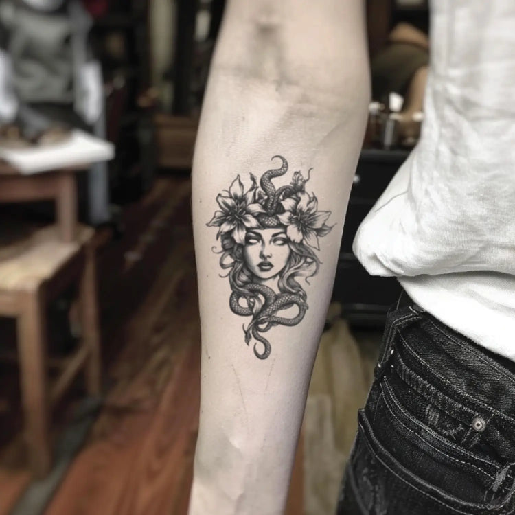 Unique Medusa Temporary Tattoo Ideas