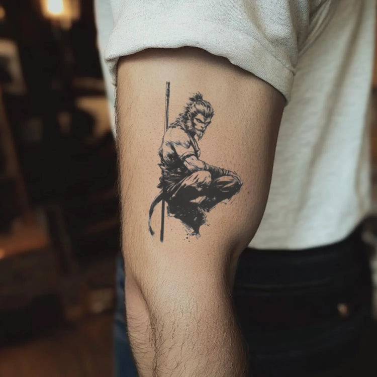 Unique Bicep Temporary Tattoo Ideas for Men and Women