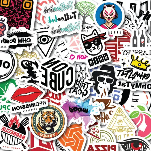 Custom Logo Multi-Size Temporary Tattoo Transfer Sticker