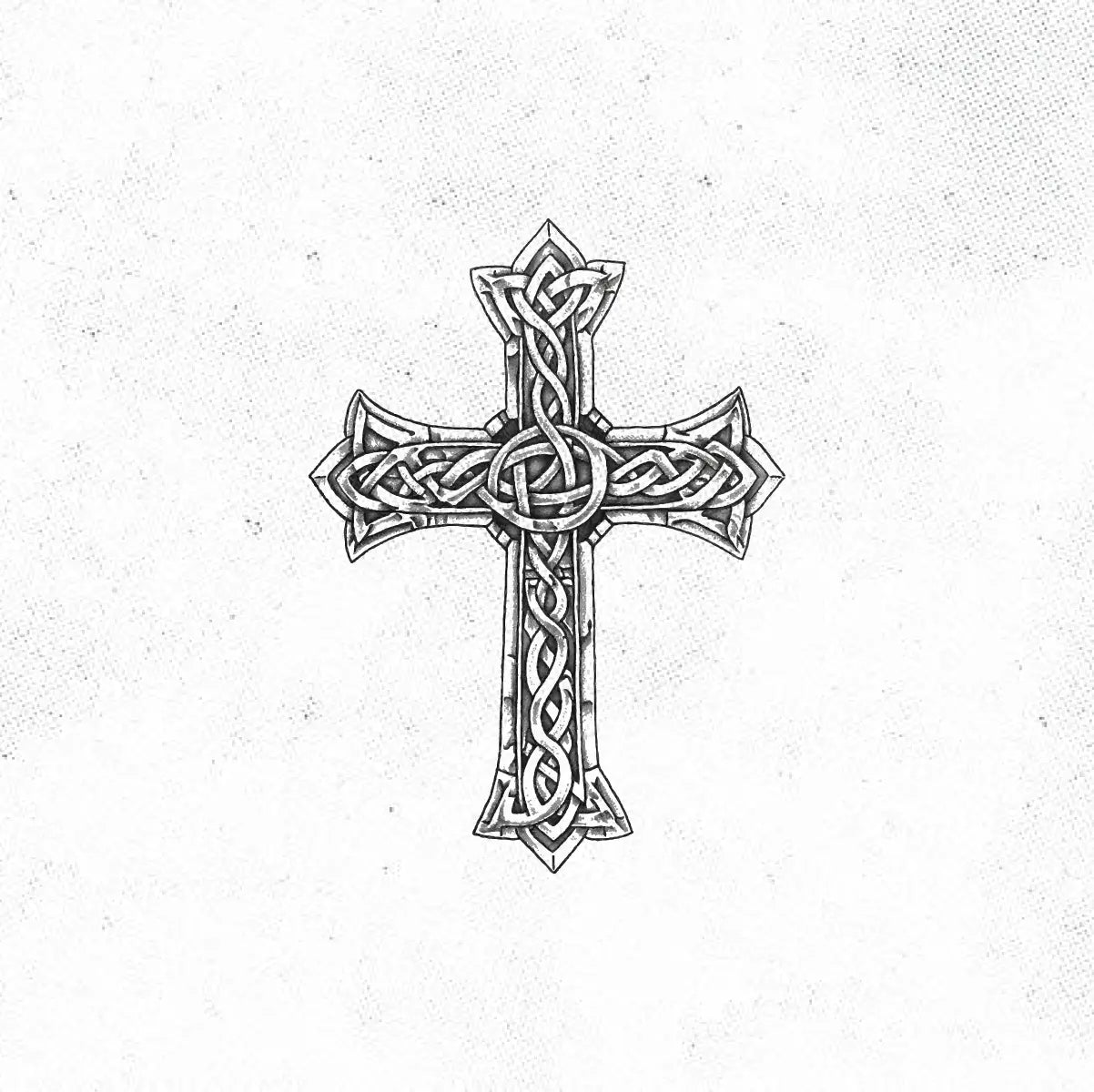 Celtic Cross Tattoo Idea Design Digital Artwork Vector File