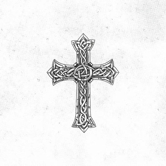 Celtic Cross Tattoo Idea Design Digital Artwork Vector File