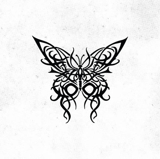 Celtic Butterfly Tattoo Idea Design Digital Artwork Vector File