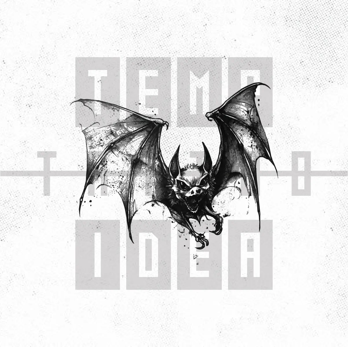 simple realistic gothic bat vampire batman wings tattoo idea design drawing flash digital artwork vector file