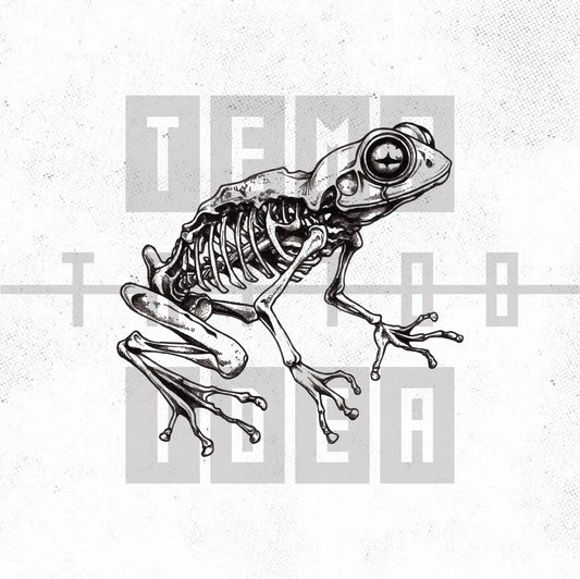 frog skeleton outline tattoo idea design drawing flash digital artwork vector file