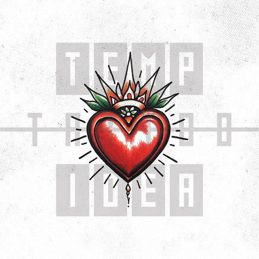 traditional sacred heart symbol tattoo idea design drawing flash digital artwork vector file