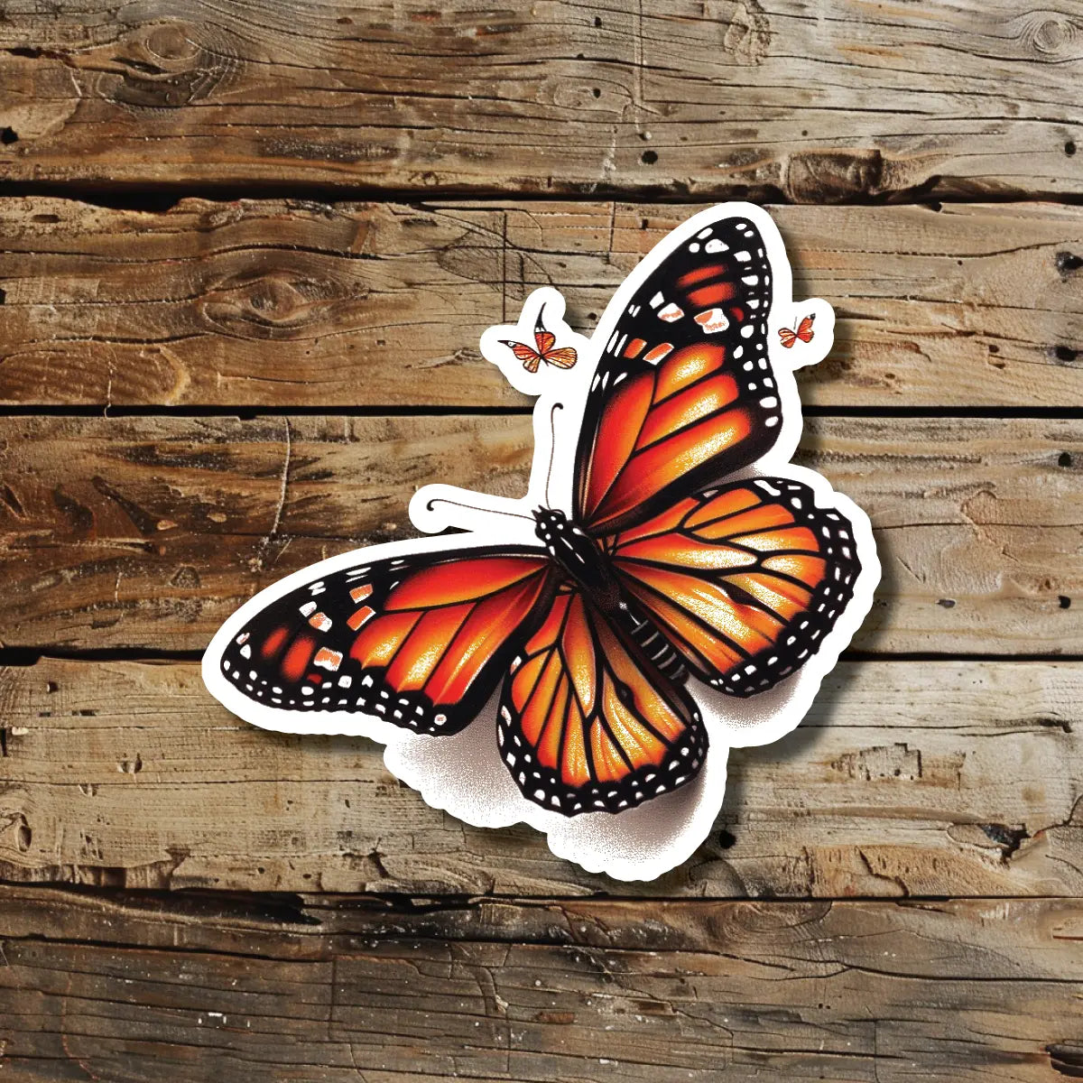 Realistic Butterfly Temporary Tattoo Idea Design Sticker