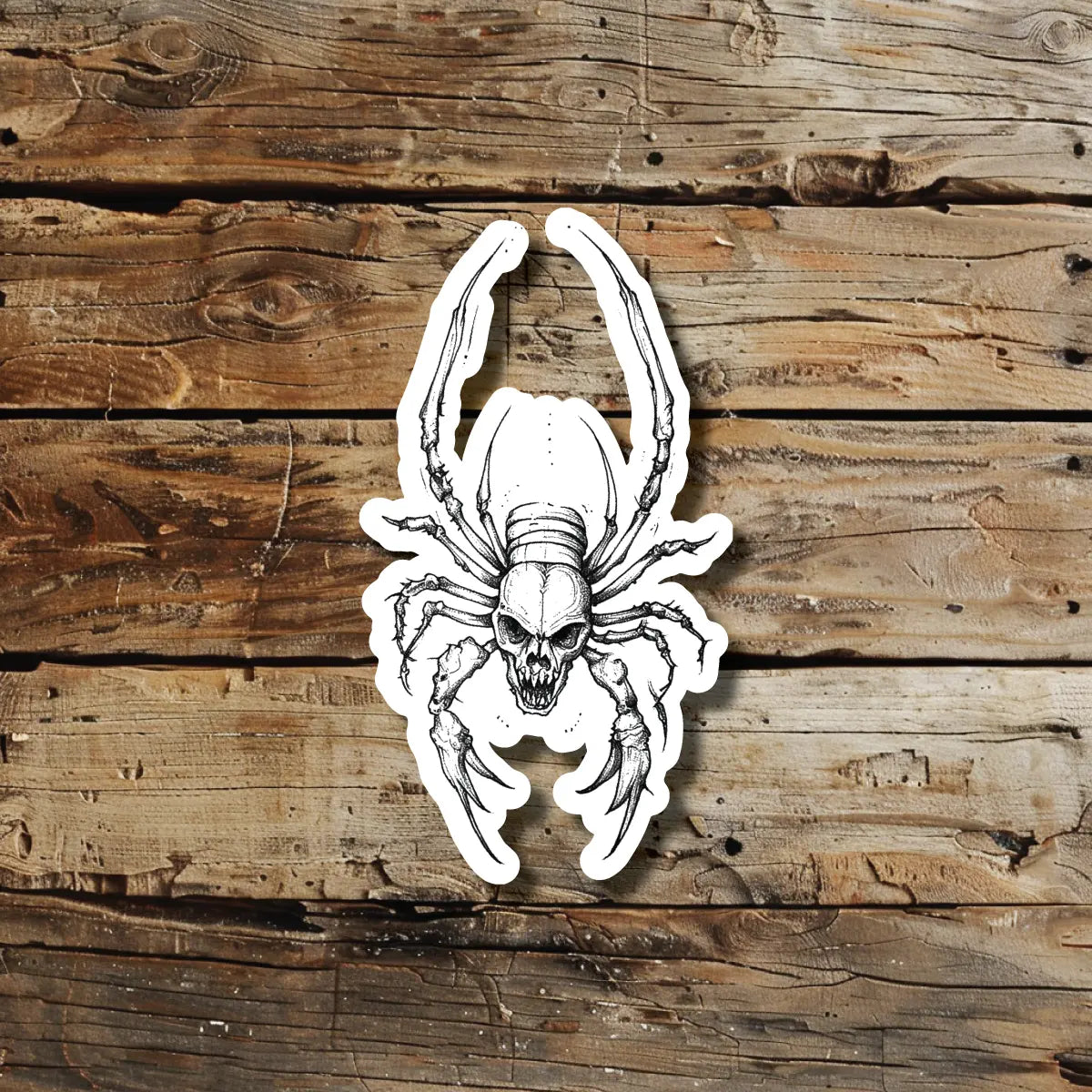 Skull Scorpion Temporary Tattoo Idea Design Sticker