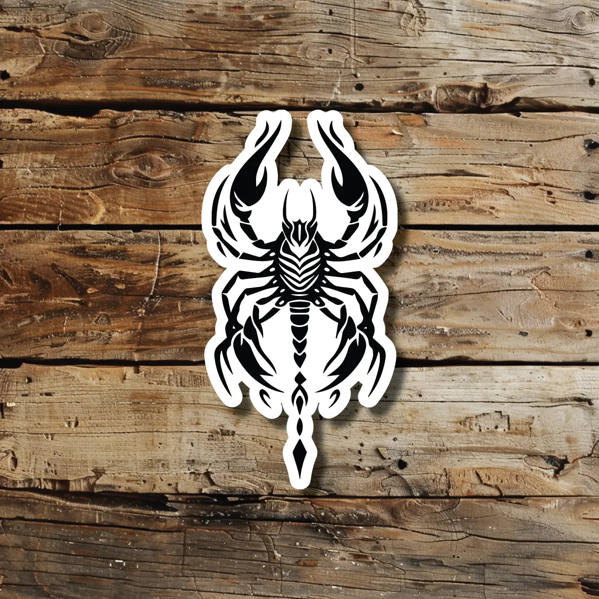 Tribal Scorpion Temporary Tattoo Idea Design Sticker