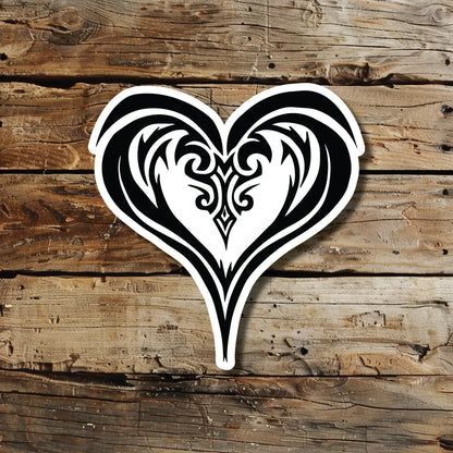 best cool simple small black white grey color tribal heart symbol minimalist fake realistic temporary tattoo sticker design idea drawing for men and women