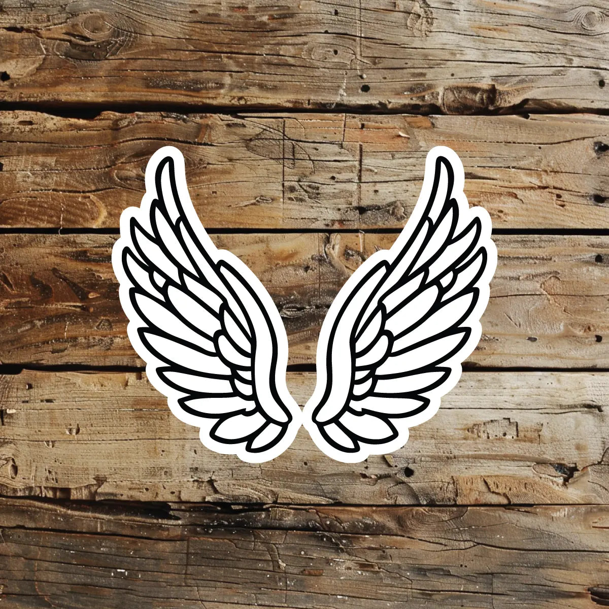 best cool simple small black white grey color Minimalist, Outline Simple Minimal Angel Wing Outline Religious fake temporary tattoo sticker design idea for men and women