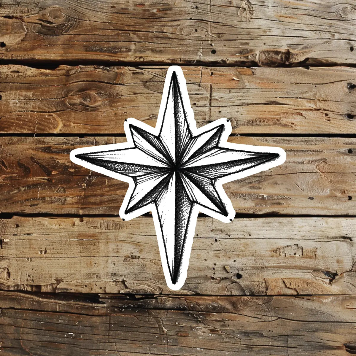 best cool simple small black white grey color Geometric, Outline Nautical Star Outline Space fake temporary tattoo sticker design idea for men and women